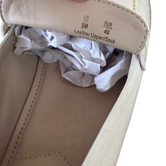 Sam Edelman Kai Espadrille Flat Loafer in Modern Ivory Leather 9 - Picture 9 of 9